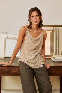 Hoss Intropia T-Shirts-Colette. Top romântico Cinzento