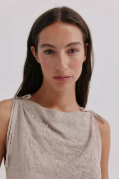 Hoss Intropia T-Shirts-Colette. Top romântico Cinzento