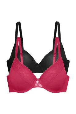 Dorina Roupa Interior-Com enchimento Sonia, pacote com 2 unidades estampado