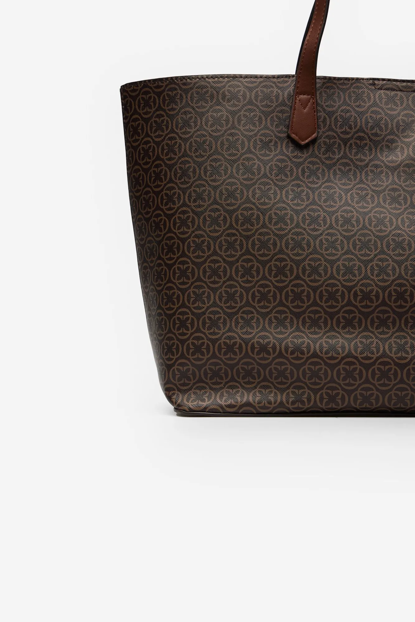 Cortefiel Malas-Comprador de monograma Castanho