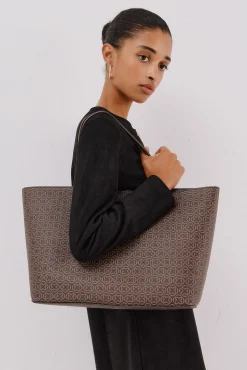 Cortefiel Malas-Comprador de monograma Castanho