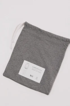 Cortefiel Pijamas-Conjunto de pijama de malha polar Cinzento