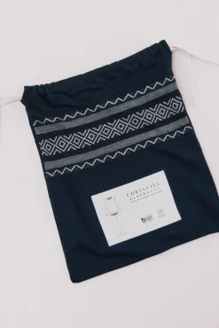 Cortefiel Pijamas-Conjunto de pijama de malha polar Azul