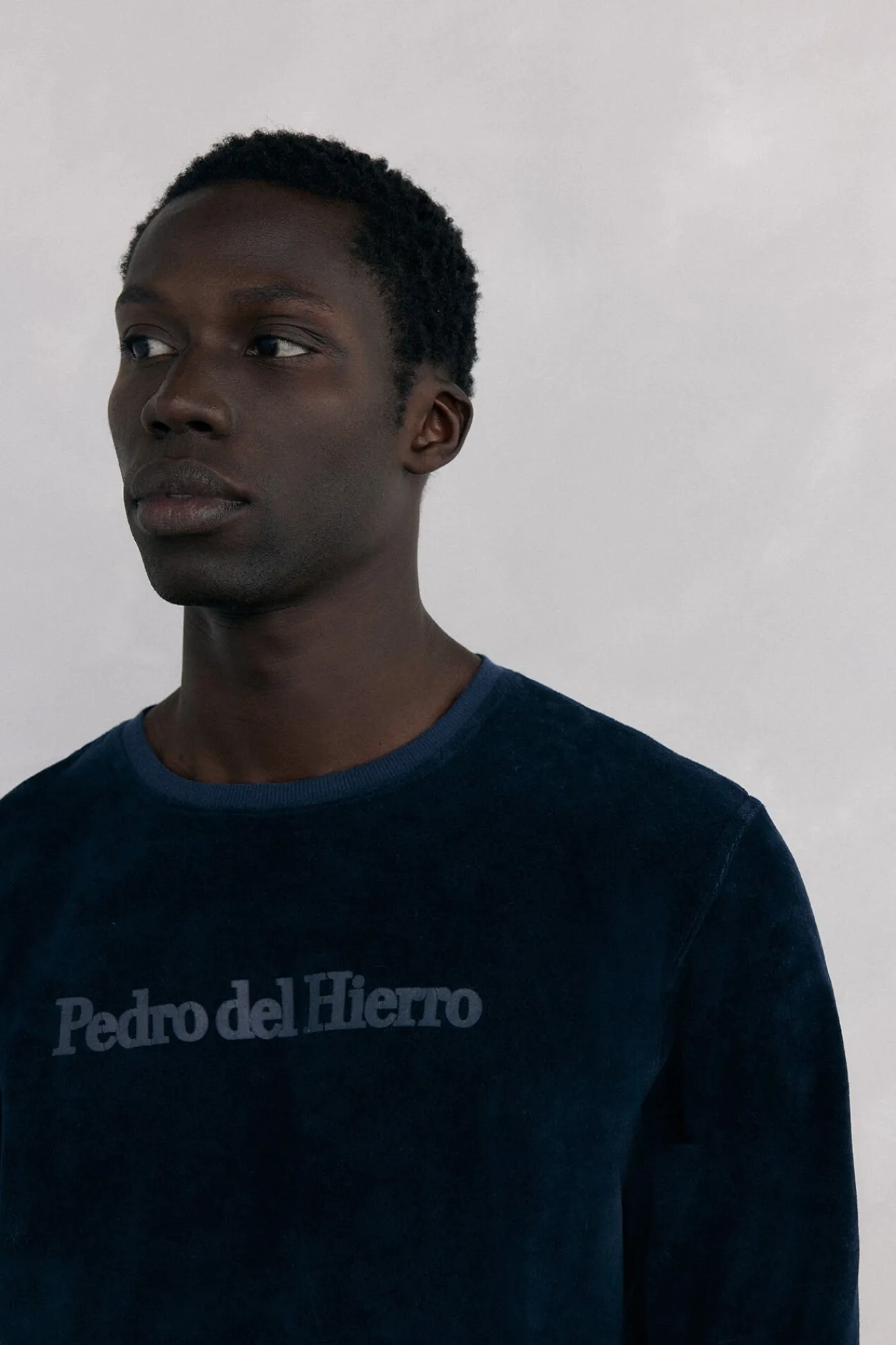 Pedro del Hierro Pijamas-Conjunto de pijama de veludo Azul