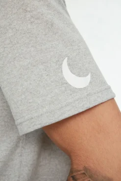 Trendyol Pijamas-Conjunto de pijama estampado regular fit em cinza cinzento