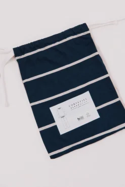 Cortefiel Pijamas-Conjunto de pijama malha Azul