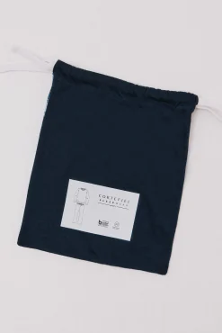 Cortefiel Pijamas-Conjunto de pijama malha e tecido Azul