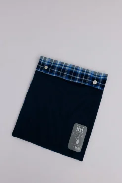 Pedro del Hierro Pijamas-Conjunto de pijama malha e tecido Azul