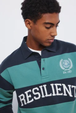 Springfield Sweatshirts-Cortes de sweatshirt polo verde