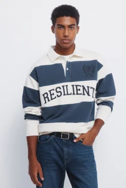 Springfield Sweatshirts-Cortes de sweatshirt polo branco