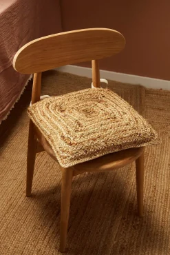 Calma House Almofadas-Coxim de cadeira de juta ural cru