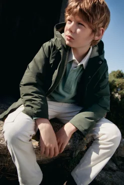 Springfield Kids Calças-Criança de carga calças chino estampado