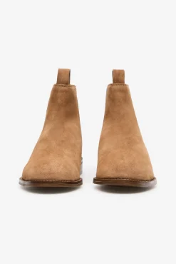 Cortefiel Botas|Calçado De Couro-croute Chelsea de Botins Castanho