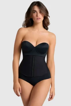 Leonisa Roupa Interior-Cós de controle forte preto