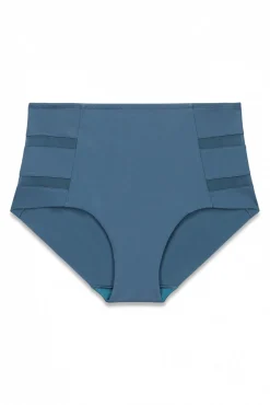 Women'secret Roupa Interior-Cueca alta clássica em microfibra verde