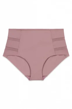 Women'secret Roupa Interior-Cueca alta clássica em microfibra rosa