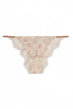 Women'secret Roupa Interior-Cueca brasileira com renda multicolorida estampado