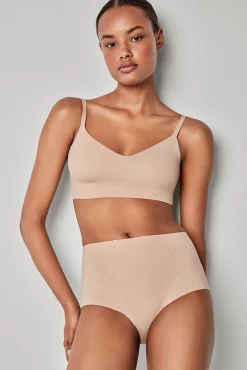 Gisela Roupa Interior-Cueca de alta redução com reforço cru