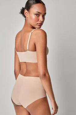 Gisela Roupa Interior-Cueca de alta redução com reforço cru