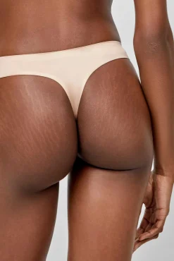 Gisela Roupa Interior-Cueca tanga cru