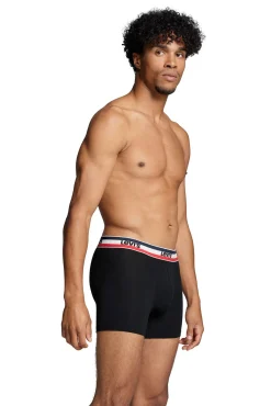 Levi's Roupa Interior-Cuecas boxers masculinas ®, pacote com 2 Preto