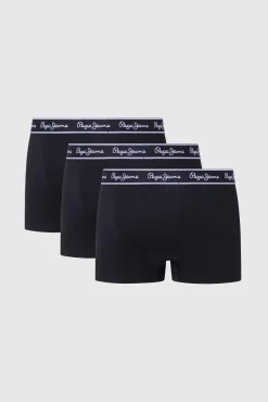 Pepe Jeans Roupa Interior-Cuecas de algodão elástico preto