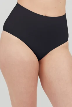 Spanx Roupa Interior-Cuecas modelantes de cintura alta nylon reciclado preto