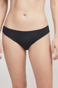 Gisela Roupa Interior-Cuequinha brasileira cortada a laser preto