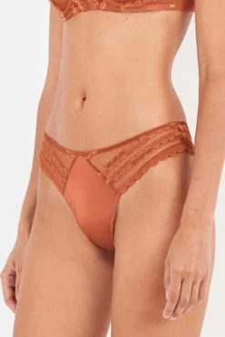 Gisela Roupa Interior-Cuequinha brasileira de renda estampado