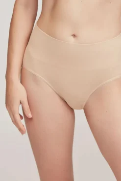 Gisela Roupa Interior-Cuequinha sem costura alta cru