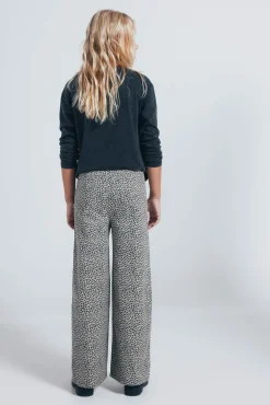 Springfield Kids Calças-culotte com estampa animal para meninas castanho