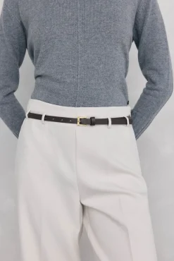 Pedro del Hierro Calças-culotte culotte com cinto Beige