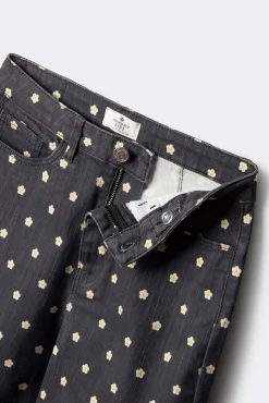 Springfield Kids Calças-culotte margaridas para menina cinzento