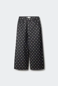 Springfield Kids Calças-culotte margaridas para menina cinzento