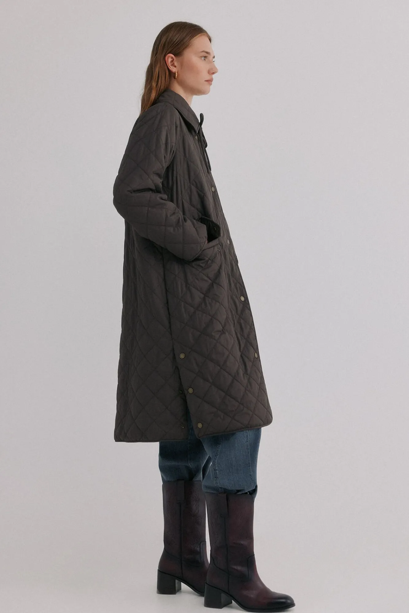 Hoss Intropia Casacos|Acolchoados E Agasalhos-Dalila. Desportiva acolchoado Castanho