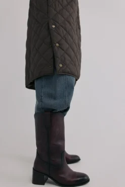 Hoss Intropia Casacos|Acolchoados E Agasalhos-Dalila. Desportiva acolchoado Castanho