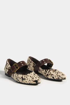 Bryan Stepwise Sabrinas|Calçado De Couro-Dançarina Nila Tostado