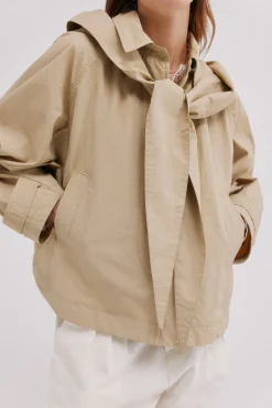 Hoss Intropia Gabardines|Casacos-Daniela. Gabardina curta Ecru