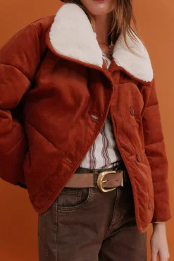 Hoss Intropia Sobretudos|Casacos-Debra. Desportiva acolchoado Laranja