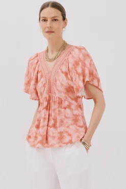 Cortefiel Blusas-decote com bico em V Multicolorido