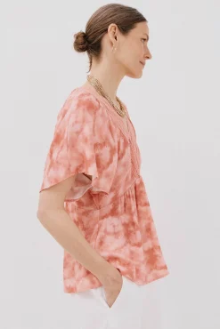 Cortefiel Blusas-decote com bico em V Multicolorido