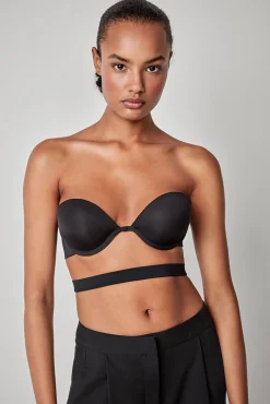 Gisela Roupa Interior-decote decote removível preto