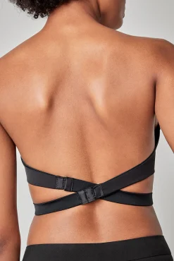 Gisela Roupa Interior-decote decote removível preto