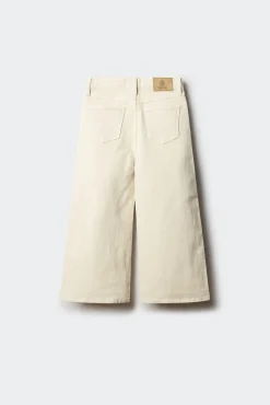 Springfield Kids Calças-denim jeans culotte para meninas estampado