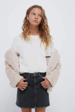 Springfield Kids Saias|Vestidos-denim para menina cinzento