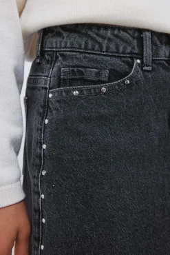 Springfield Kids Saias|Vestidos-denim para menina cinzento