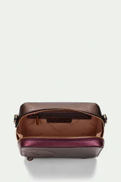 Hispanitas Malas-Desde 90 bolsa de mala de tiracolo com fecho-éclair Castanho