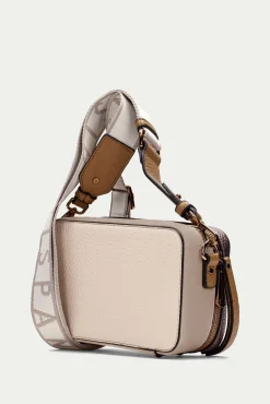 Hispanitas Malas-Desde 90 bolsa de mala de tiracolo com fecho-éclair Tostado