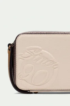 Hispanitas Malas-Desde 90 bolsa de mala de tiracolo com fecho-éclair Tostado