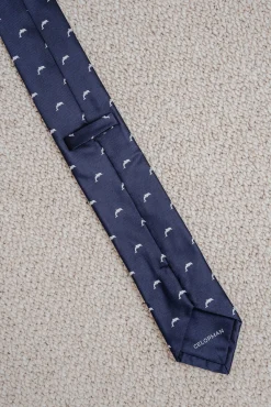 Celopman Gravatas-Desenho de gravata azul